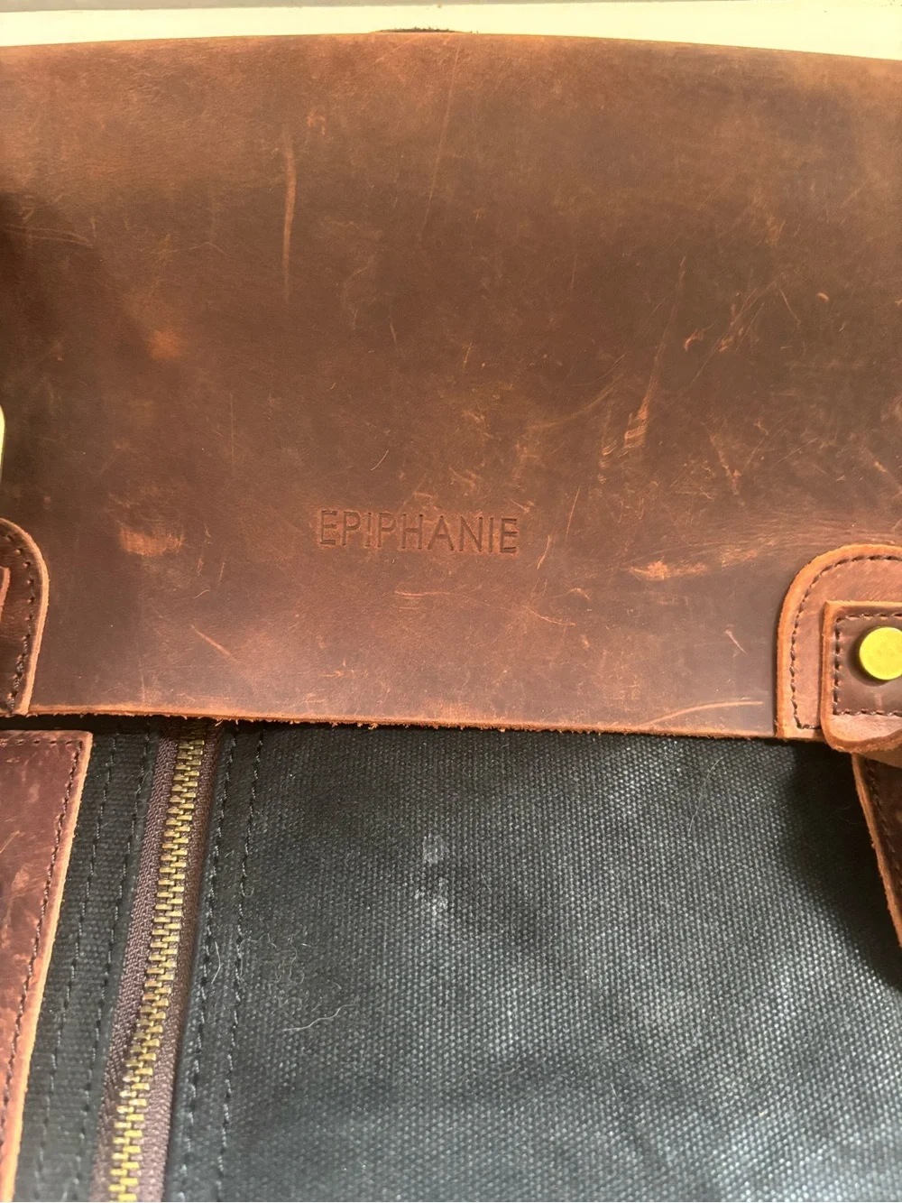 Ephiphanie leather Camera bag bag backpack